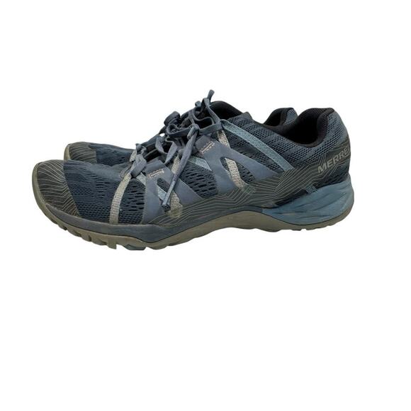Merrell Siren Hex Q2 Mesh Hiking Sneakers Womens Size 9 Blue Outdoor Lightweight - Picture 1 of 7